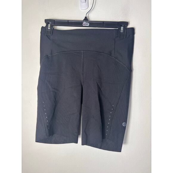 Lululemon Black Athletic Bike Shorts-No padding Sz 8 - Picture 1 of 2